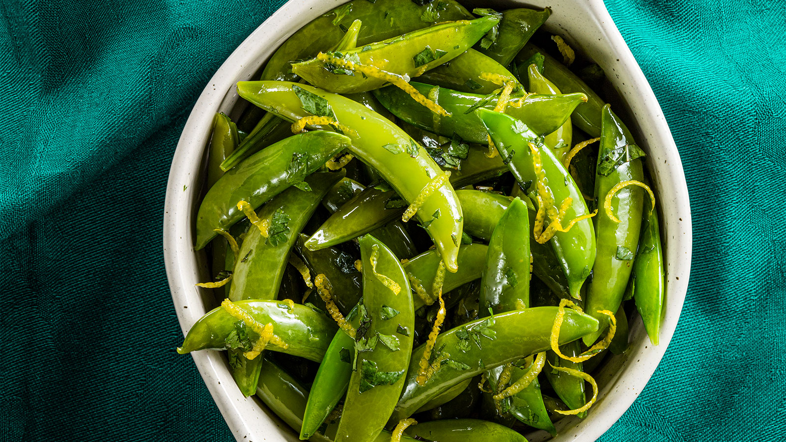 Lemon-Mint Sugar Snap Peas Recipe