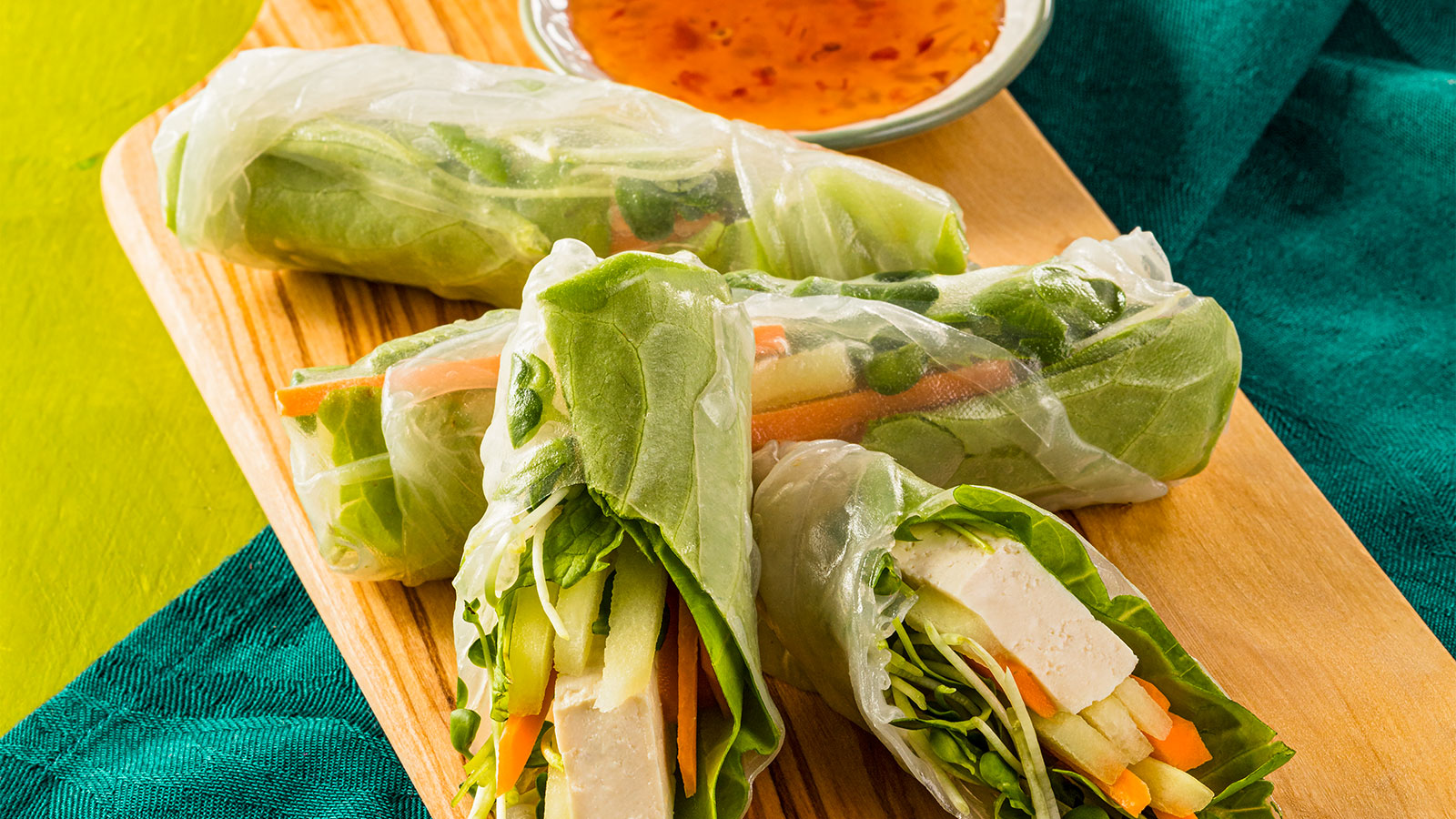 Fresh Vegetable Summer Rolls Recipe