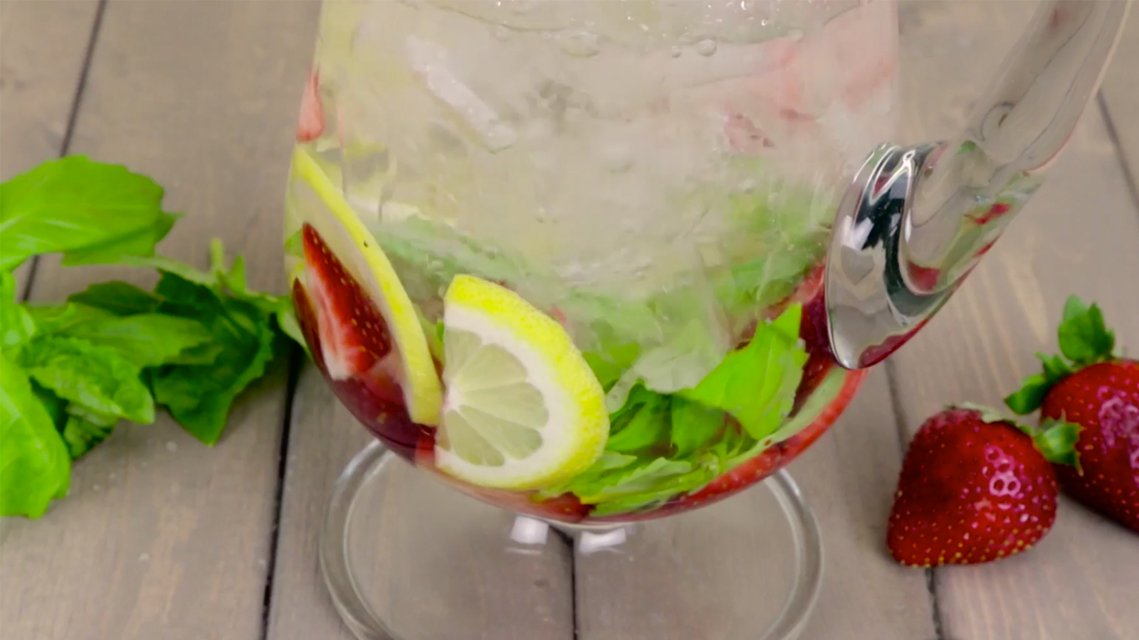 Strawberry Basil Water