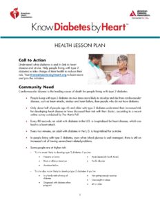 Health Lesson Plan PDF preview