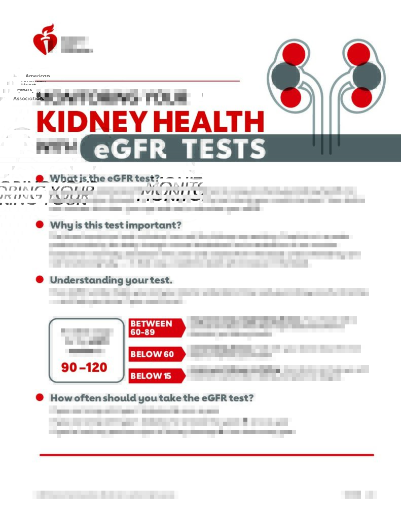 Monitoring your kidney health with egfr tests know diabetes by heart